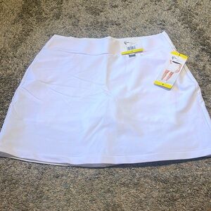 Greg Norman White Tennis Skirt/Short
